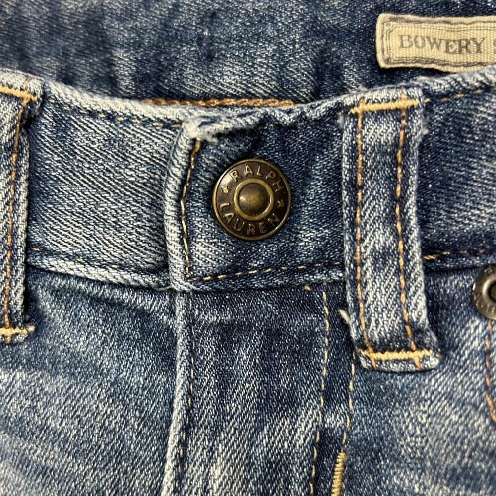 Ralph Lauren Bowery Skinny Jeans Kids 2/2T Denim Blue‎ Cotton Blend EUC Preppy